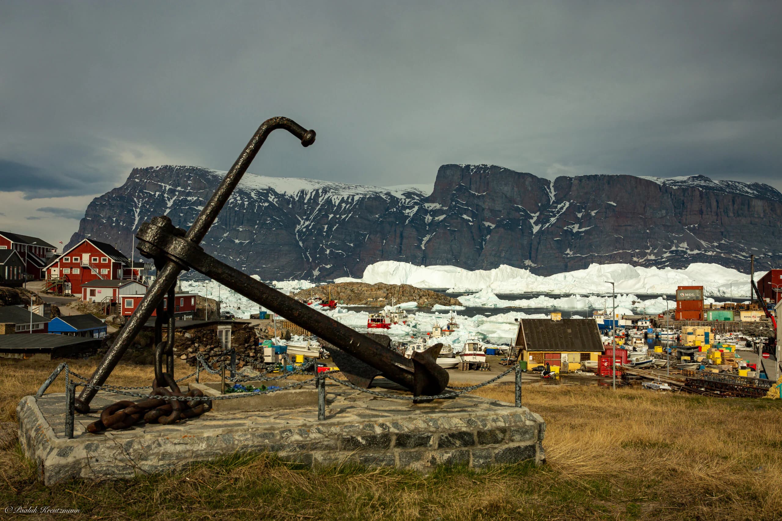 Det historiske anker ved Uummannaq havn